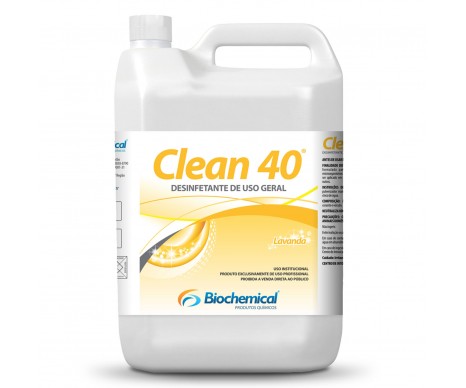 CLEAN 40® Desinfetante e Limpador de Uso Geral - fragancia   floral