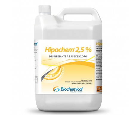 HIPOCHEM® 2,5% Desinfetante à Base de Cloro Estabilizado